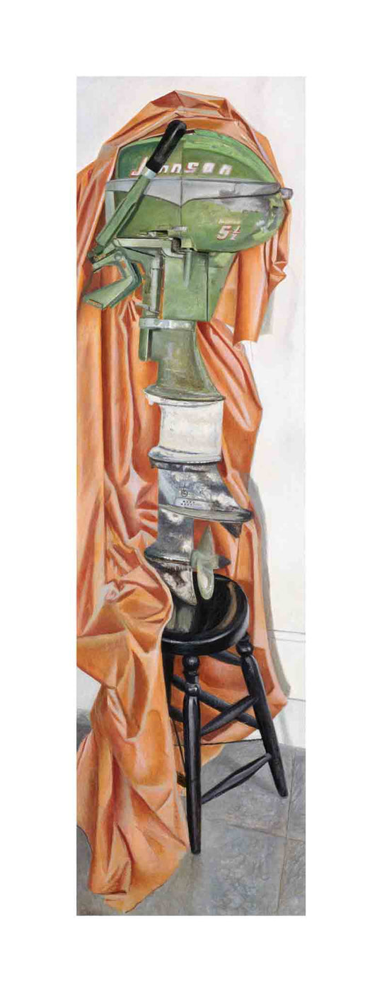 Johnson Motor with Orange Cloth