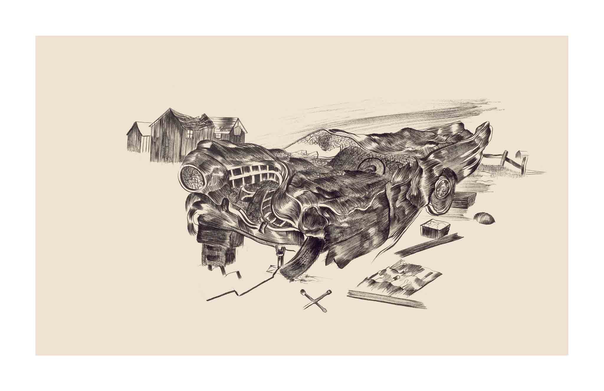 Robert Cenedella | Artwork | After the Storm – Robert Cenedella
