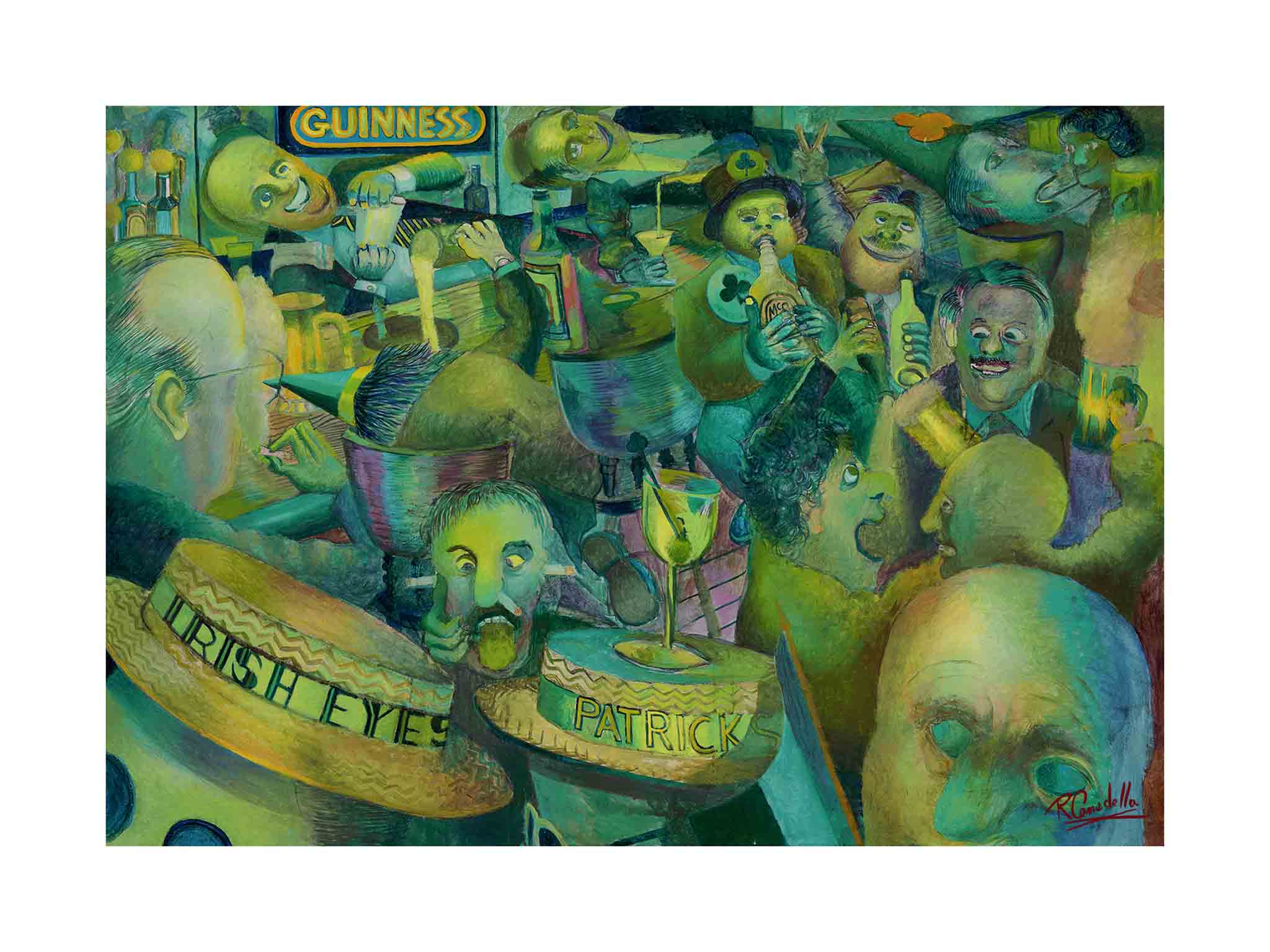 St. Patrick's Day – Robert Cenedella | 60 Years of American Art