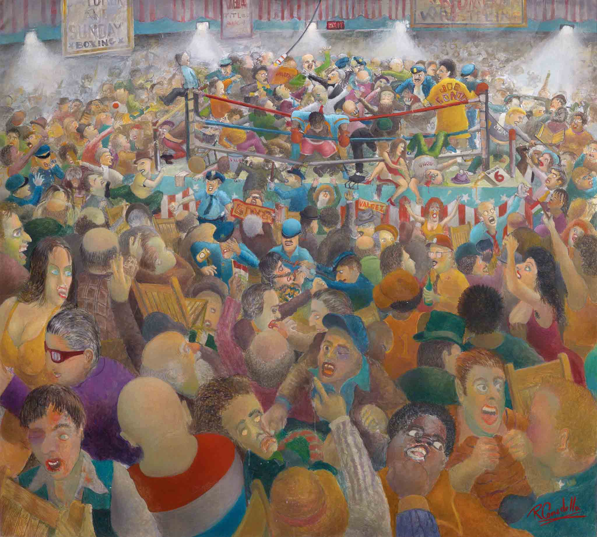 Robert Cenedella | Artwork | Unpopular Decision (1980) – Robert ...